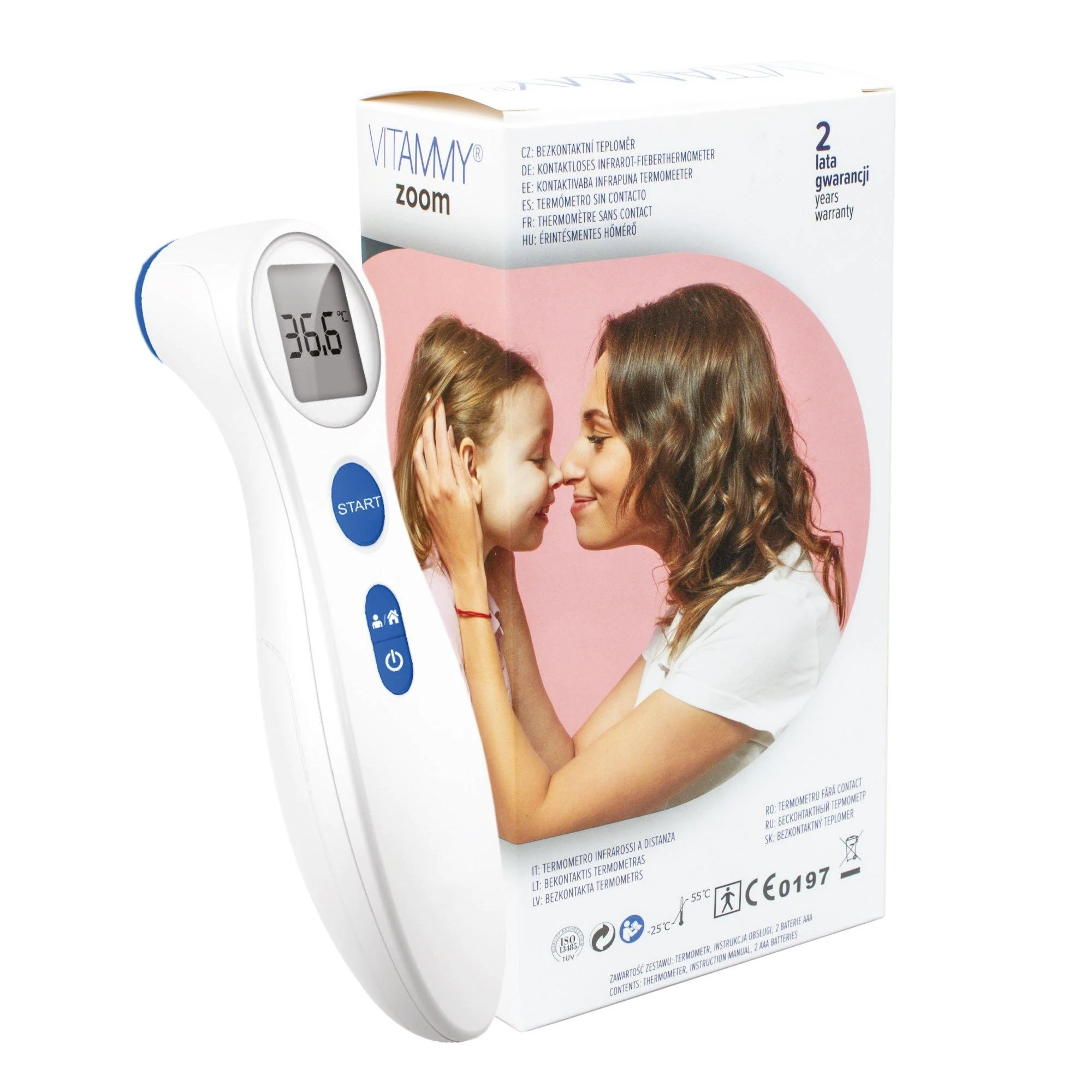 Bekontaktis termometras Vitammy Zoom