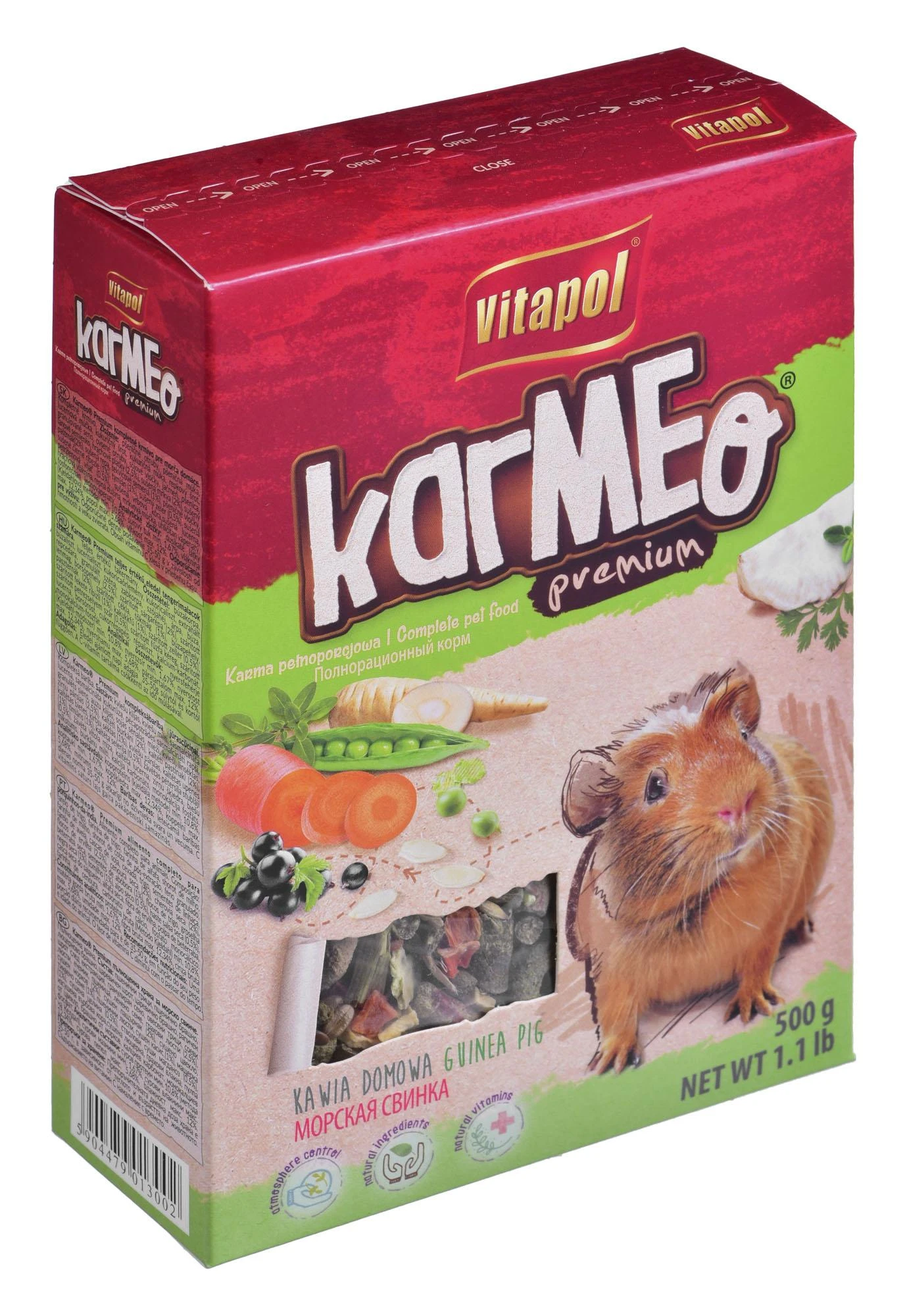 Vitapol visavertis pašaras jūros kiaulytėms 500g