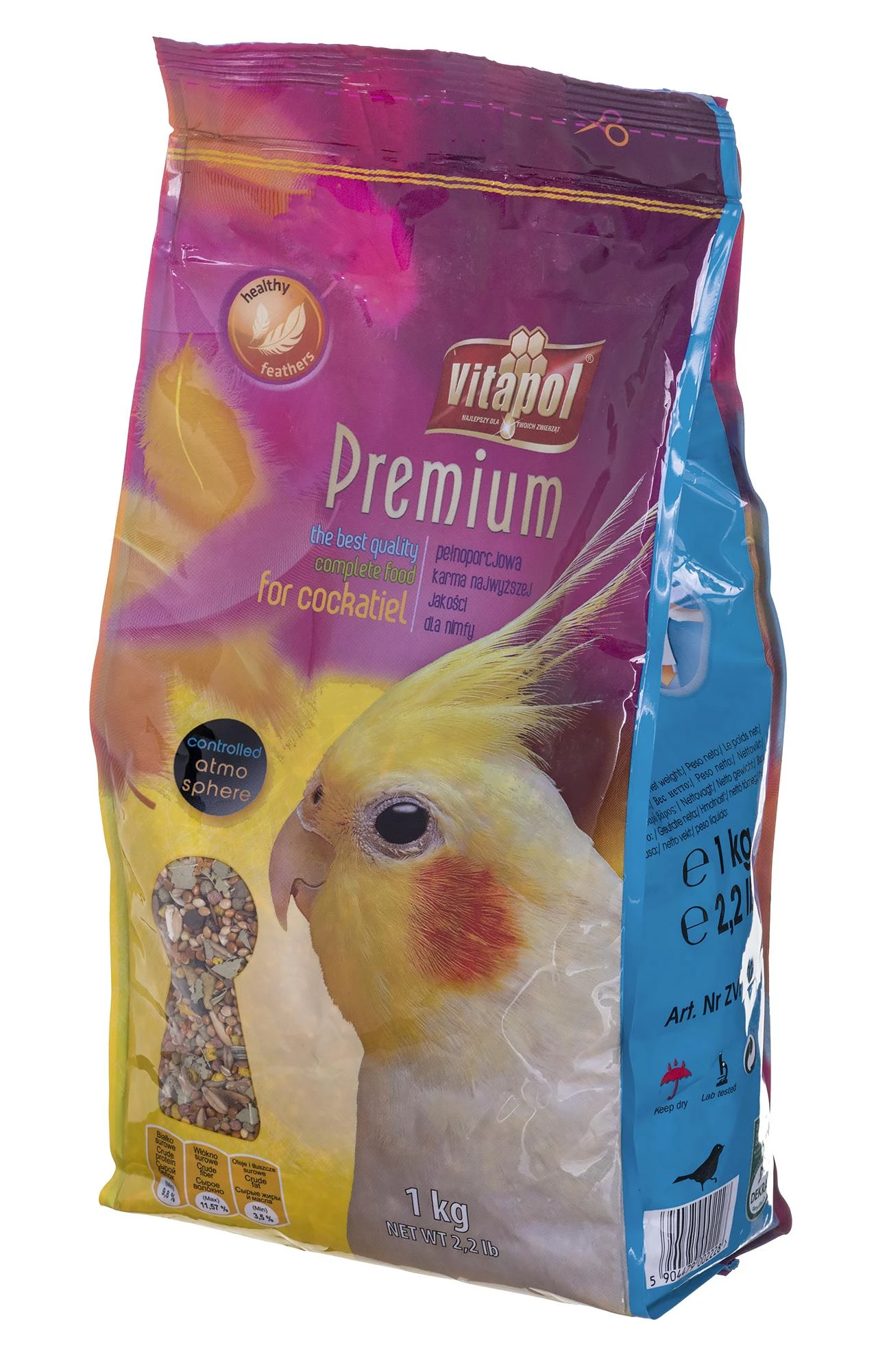VITAPOL Premium - maistas nimfoms - 1kg