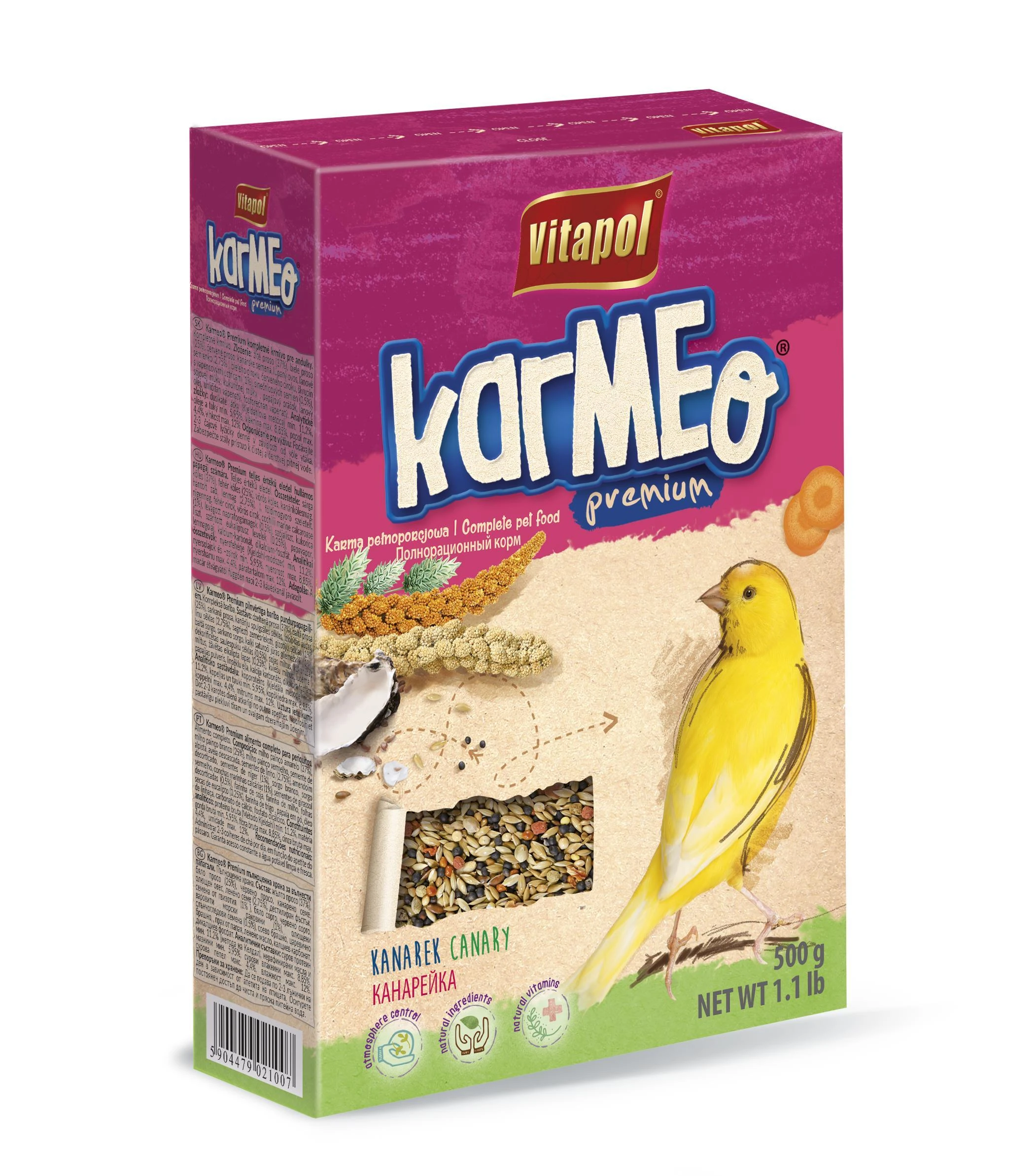 Vitapol visavertis lesalas kanarėlėms 500g