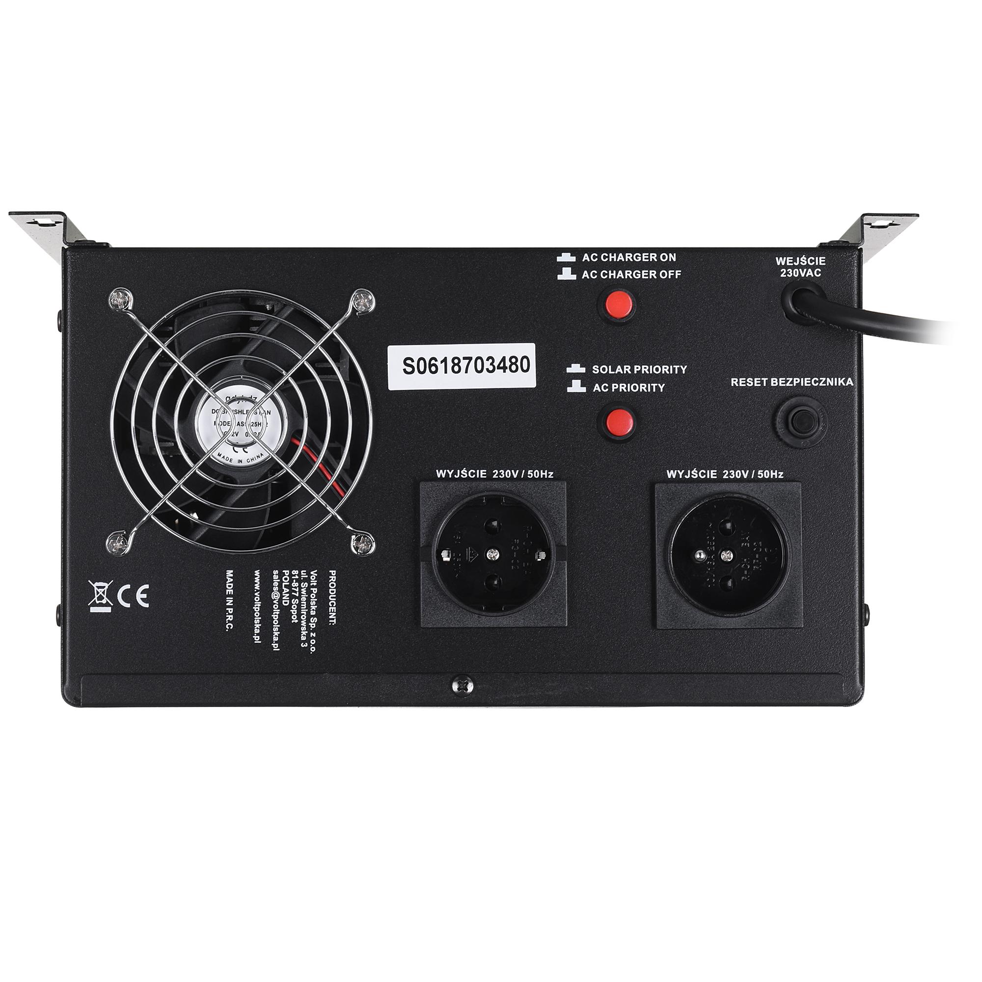INVERTERIS VOLTA POLSKA SINUSPRO-2500W 24V 1800/2500W