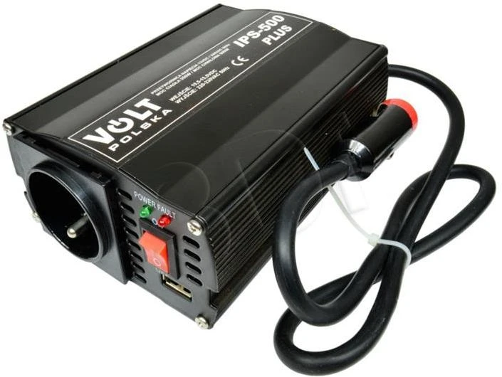 Inverteris Volt IPS-500 Plus - 12VDC/230VAC 350/500W