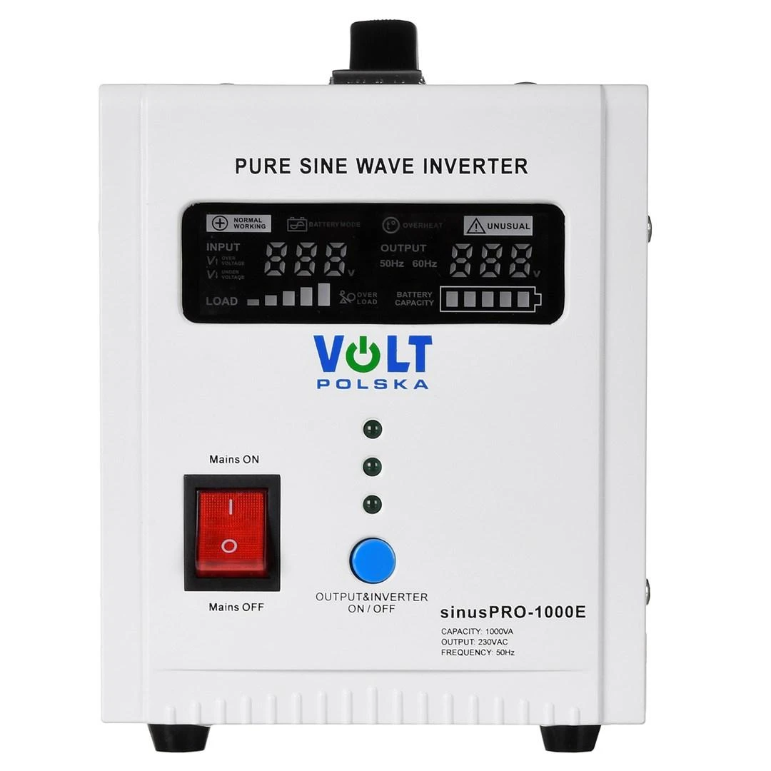 VOL SINUS PRO 1000 E 12/230 V (700/1000 W) NEPERTRAUKIAMO MAITINIMO ŠALTINIS