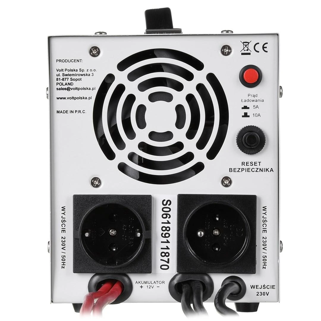 VOL SINUS PRO 1000 E 12/230 V (700/1000 W) NEPERTRAUKIAMO MAITINIMO ŠALTINIS