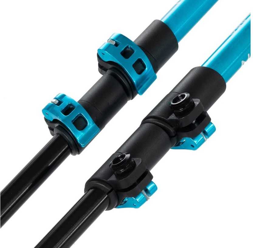 Žygio lazdelės Volven Adventure Carbon, mėlyna