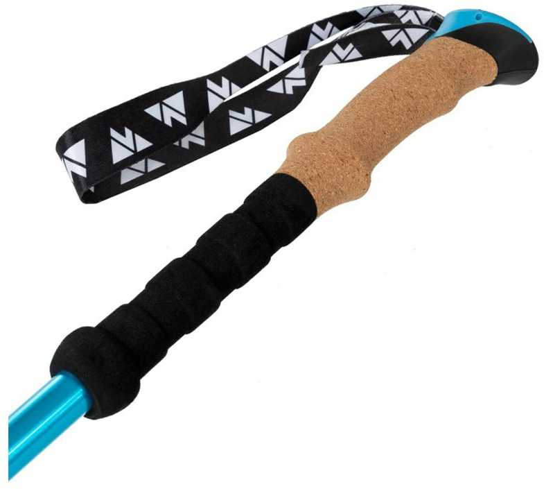 Žygio lazdelės Volven Adventure Carbon, mėlyna