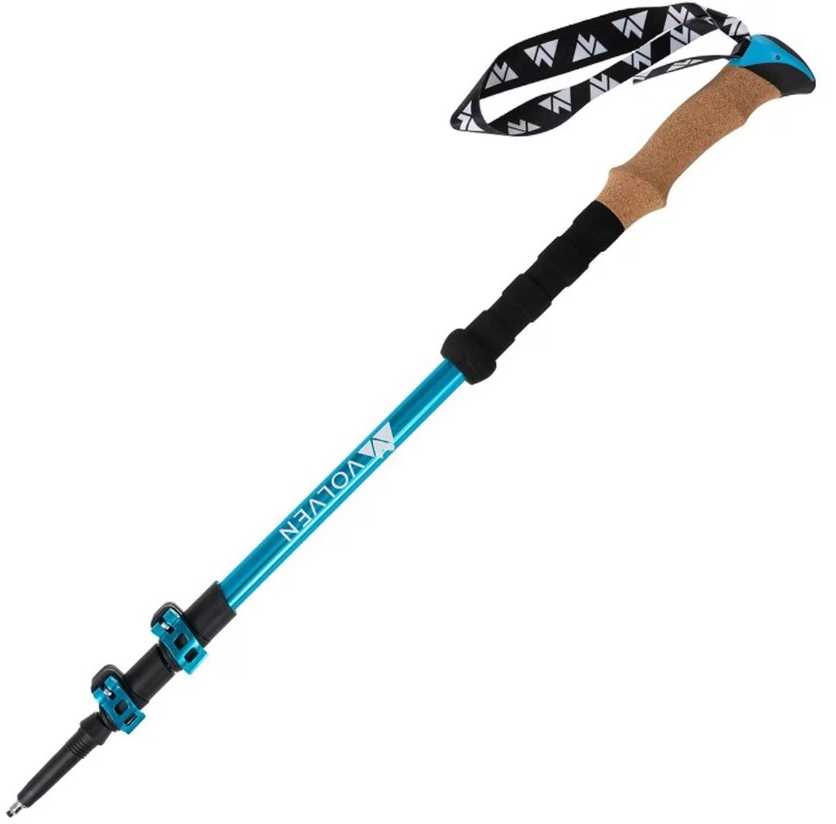 Žygio lazdelės Volven Adventure Carbon, mėlyna