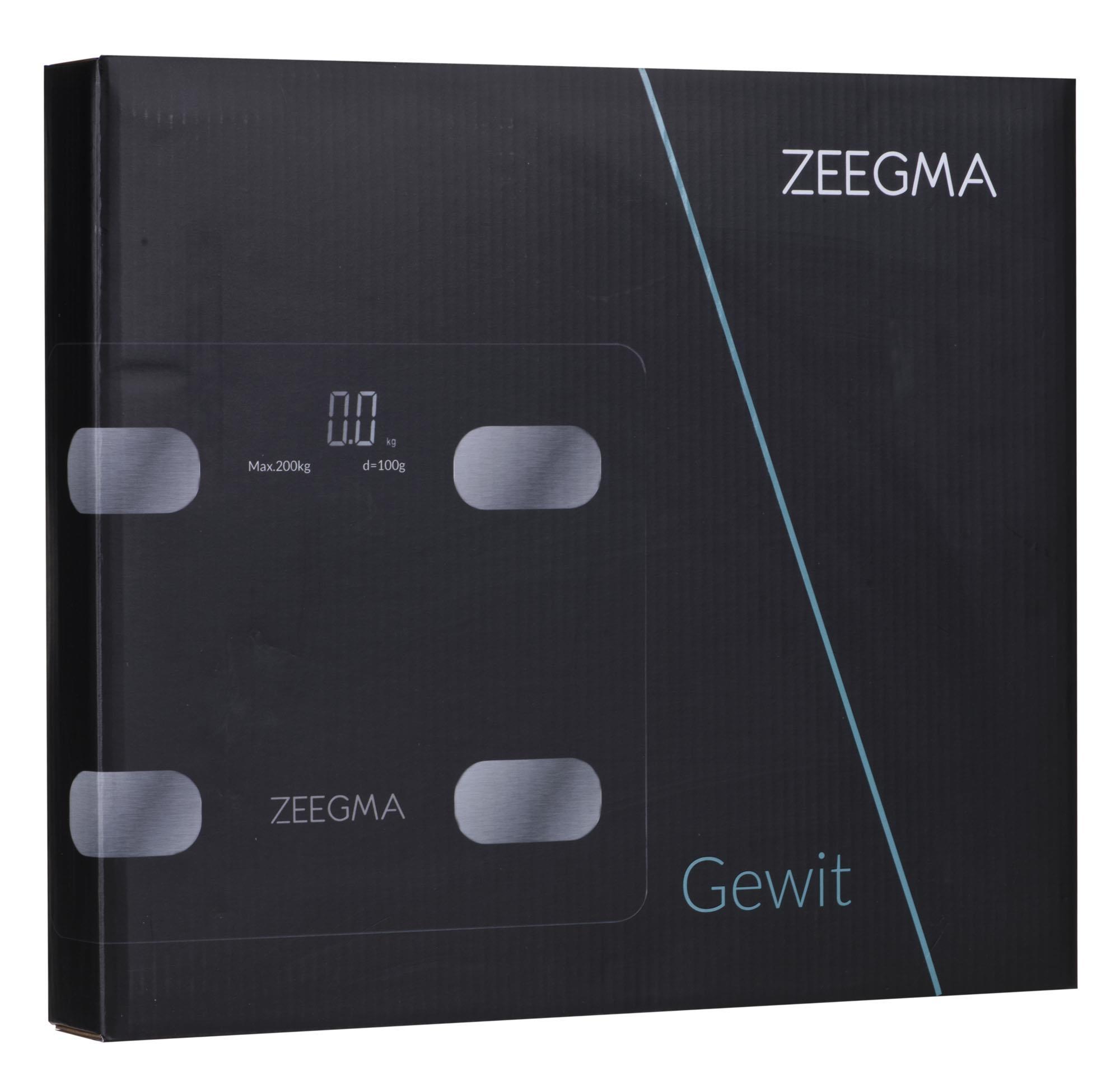 Virtuvinės svarstyklės Zeegma OVERMAX Gewit Juodas analitinės vonios svarstyklės