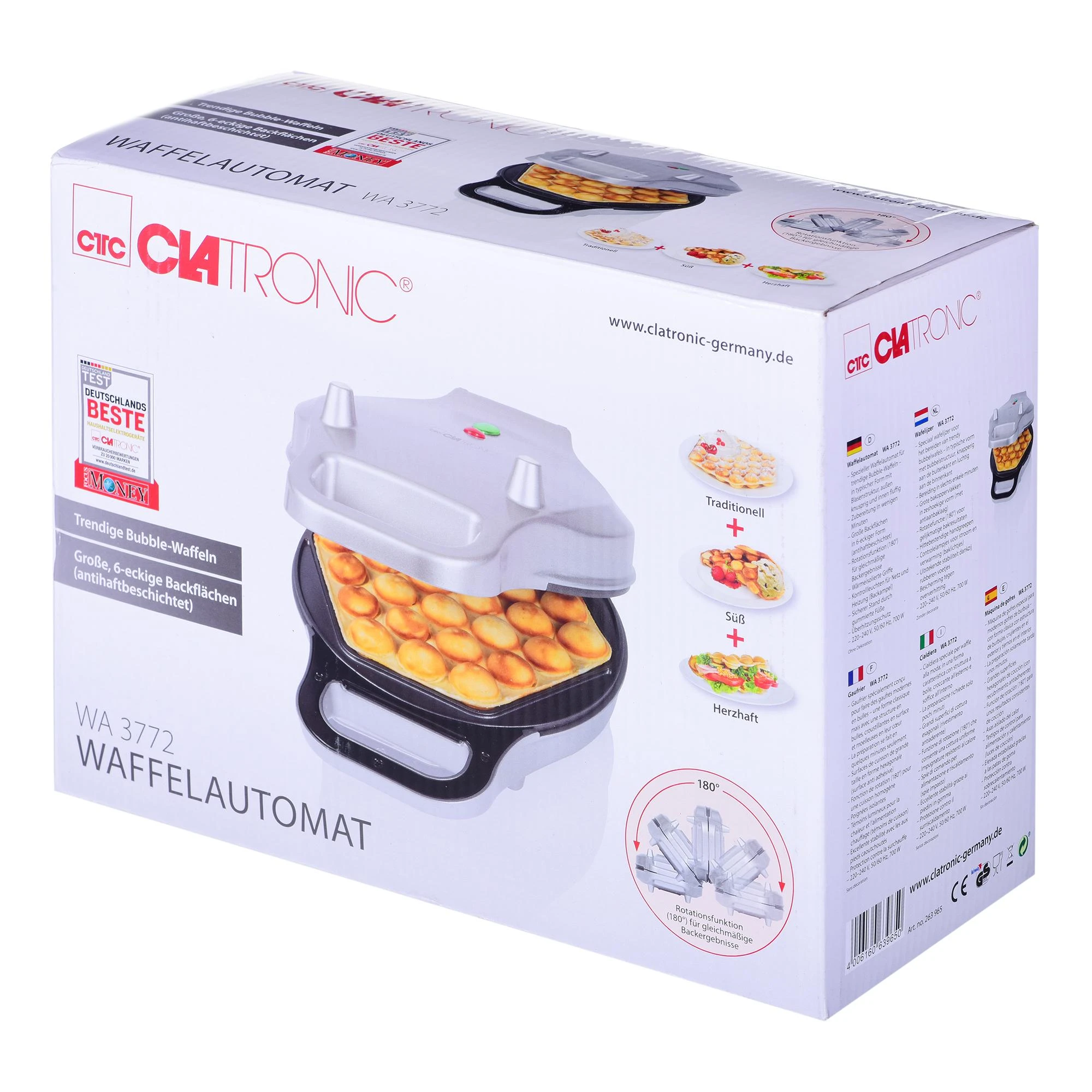 Vaflinė CLATRONIC WA 3772