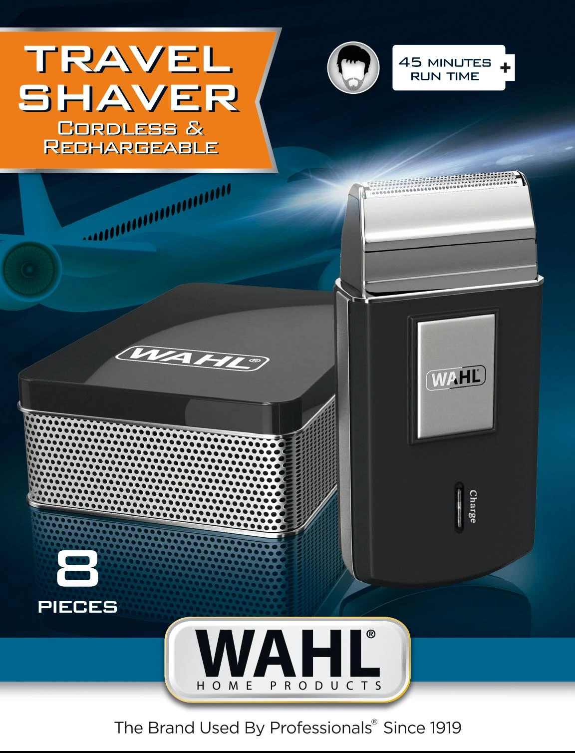 Mobili plaukų skutimo mašinėlė Wahl Home Travel Shaver 3615-1016
