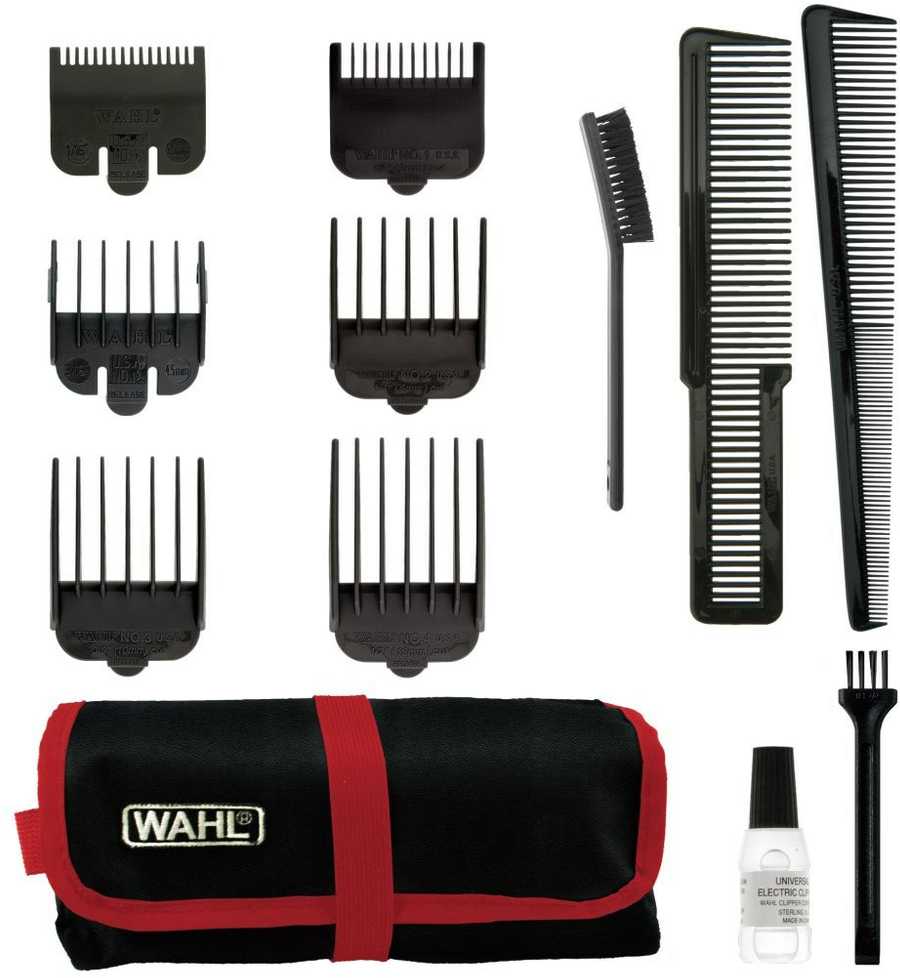 Wahl 79111-2016 hair trimmers/clipper Juodas, Raudona, Sidabrinis 6