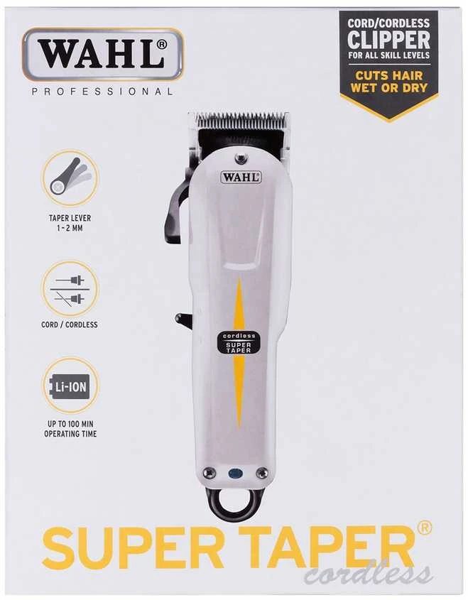 Activeshop Profesionali belaidė plaukų kirpimo mašinėlė WAHL PRO Cordless Super Taper 4219-0470, 5000 sūkių/min.