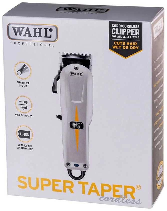 Activeshop Profesionali belaidė plaukų kirpimo mašinėlė WAHL PRO Cordless Super Taper 4219-0470, 5000 sūkių/min.