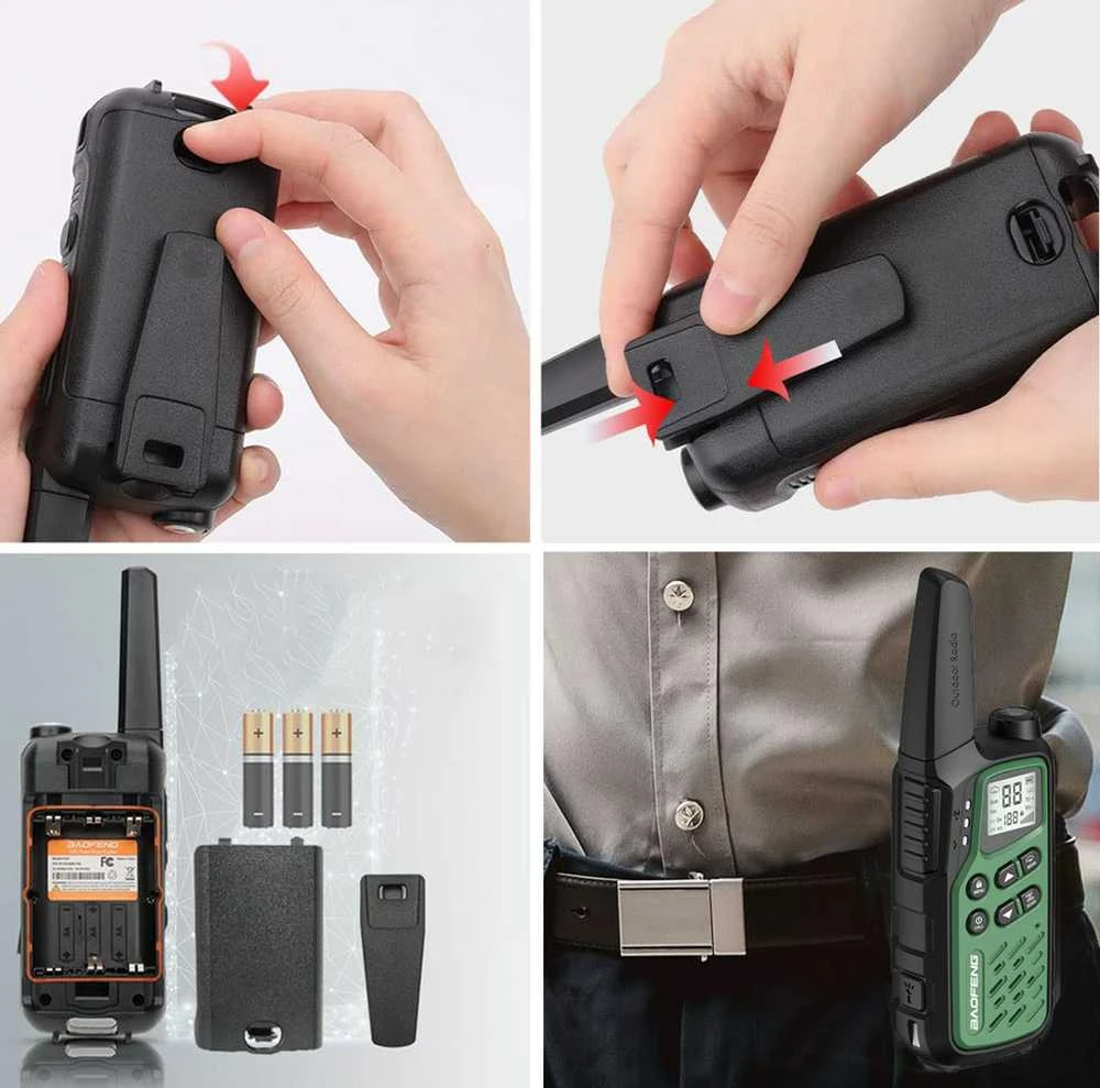 Walkie-Talkie Baofeng BF-T25E Žalias, 2 pieces