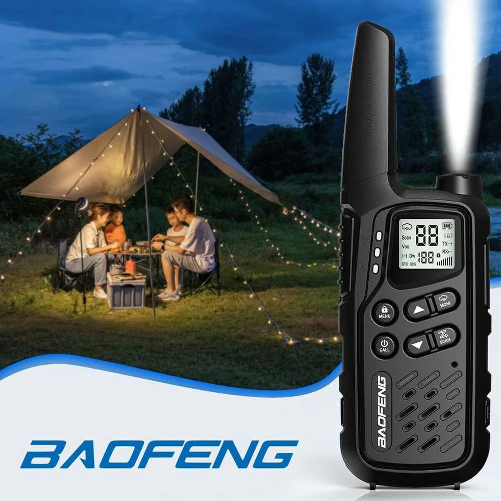 Walkie-Talkie Baofeng BF-T25E Juodas, 2 pieces