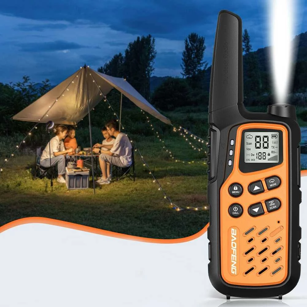 Walkie-Talkie Baofeng BF-T25E Oranžinis, 2 pieces