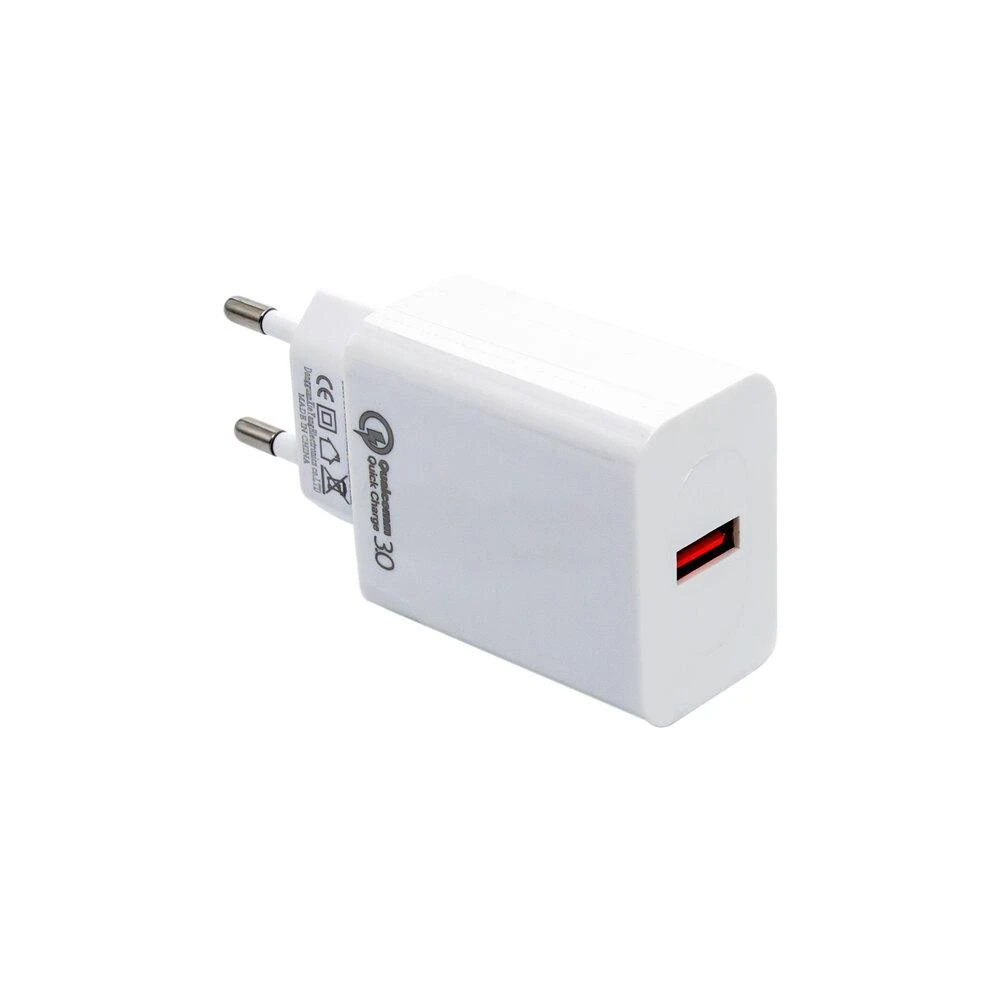 Įkroviklis - XTAR QC3.0 Sieninis Pakrovėjas USB Energijos Šaltinis Baltas