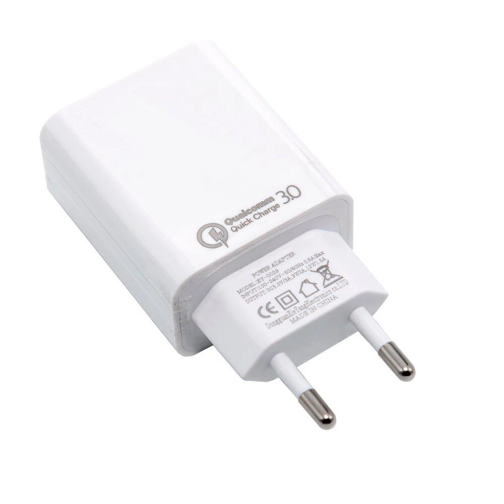 Įkroviklis - XTAR QC3.0 Sieninis Pakrovėjas USB Energijos Šaltinis Baltas
