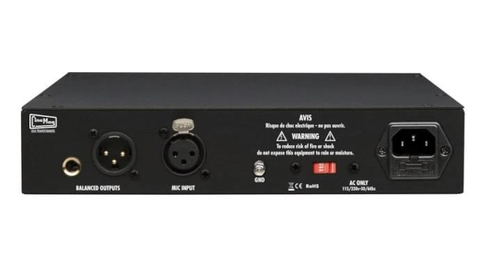 Warm Audio Šiltas garsas wa12 mkii juodas - mikrofono pirminis stiprintuvas