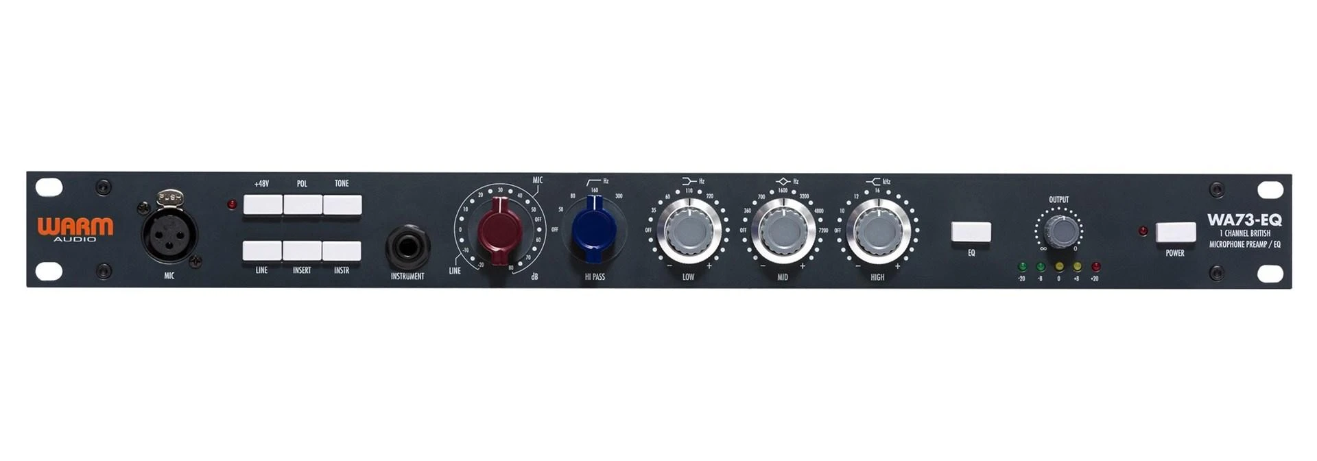 Warm Audio WA73-EQ – mikrofoninis pirminis stiprintuvas