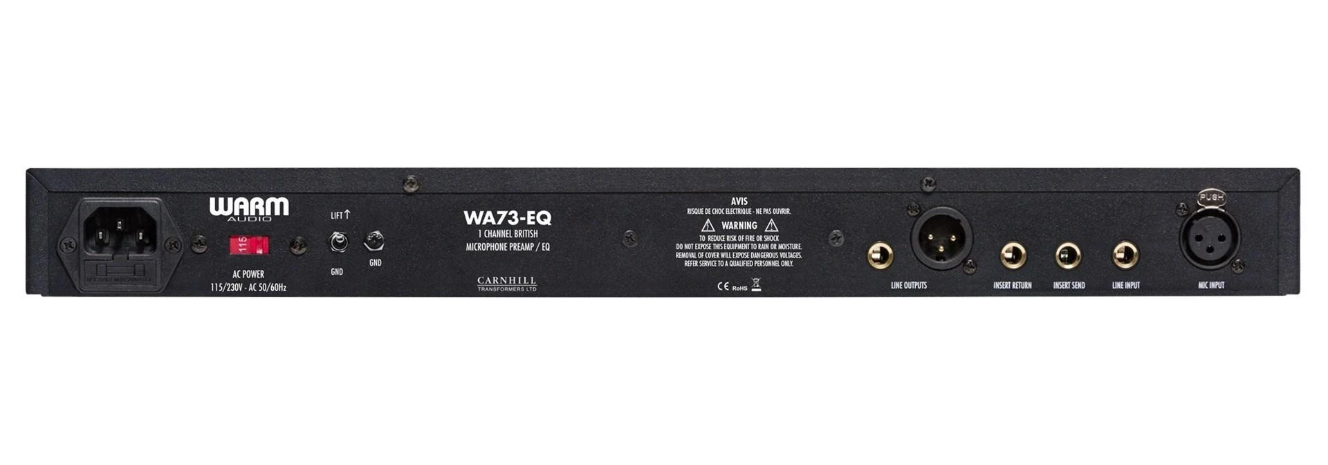 Warm Audio WA73-EQ – mikrofoninis pirminis stiprintuvas