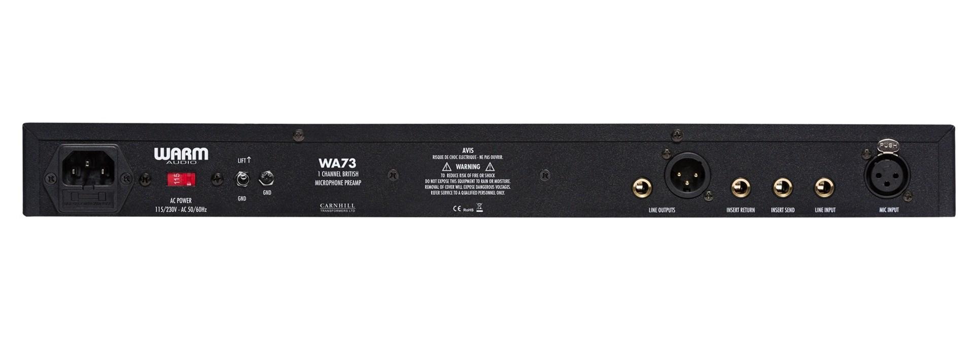 Warm Audio Šiltas garsas wa73 - mikrofono pirminis stiprintuvas