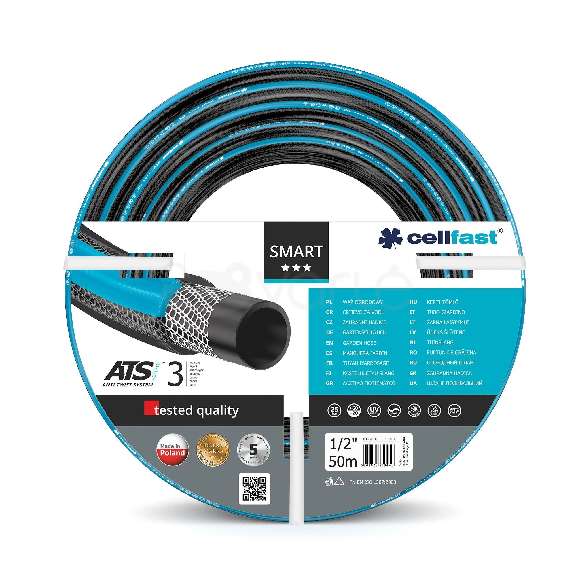 Wąż CELLFAST SODO ŽARNA SMART ATS 1/2 "50mb