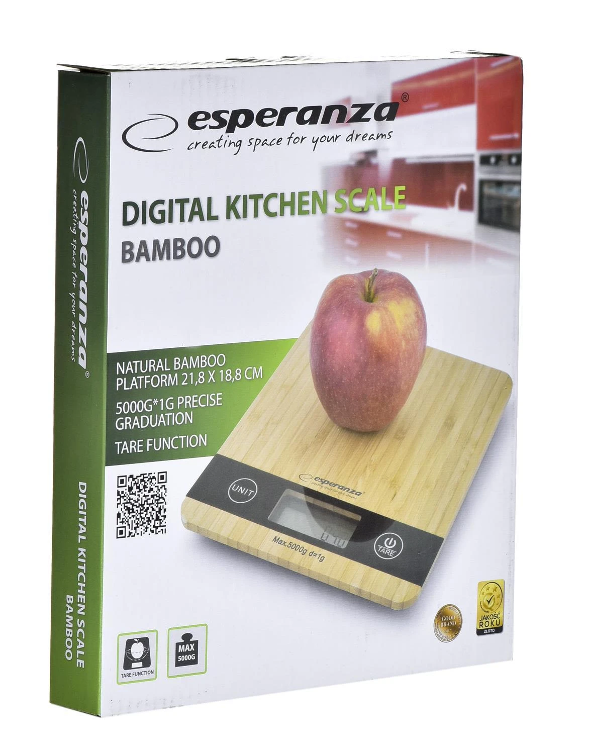 Virtuvinės svarstyklės ESPERANZA EKS005 BAMBOO