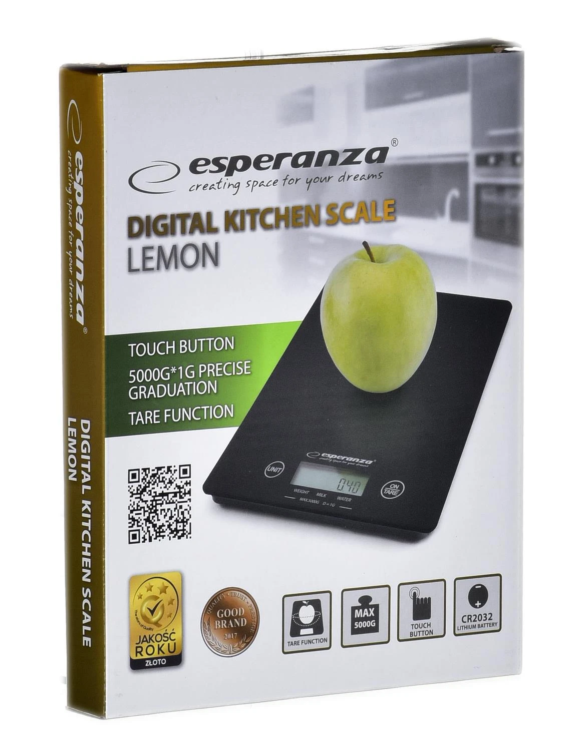 Virtuvinės svarstyklės ESPERANZA EKS002K LEMON