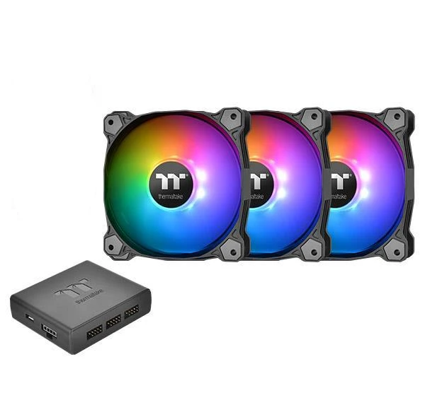 Thermaltake Pure Plus 14 RGB ventiliatorių rinkinys su valdikliu