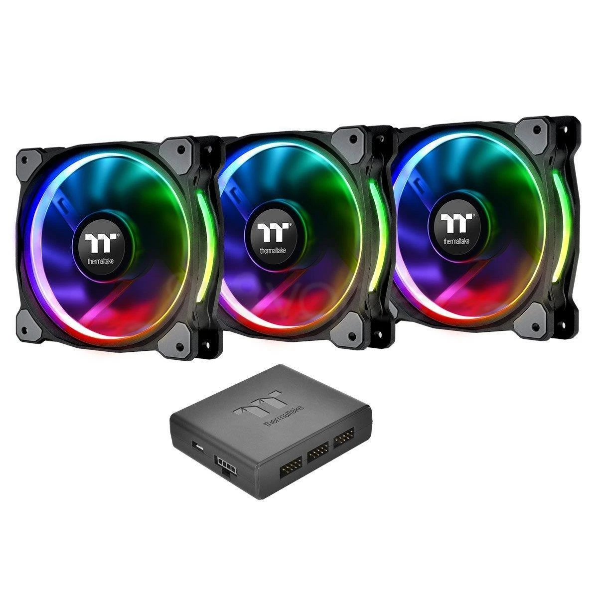 Thermaltake Riing 12 RGB ventiliatorių rinkinys su valdikliu
