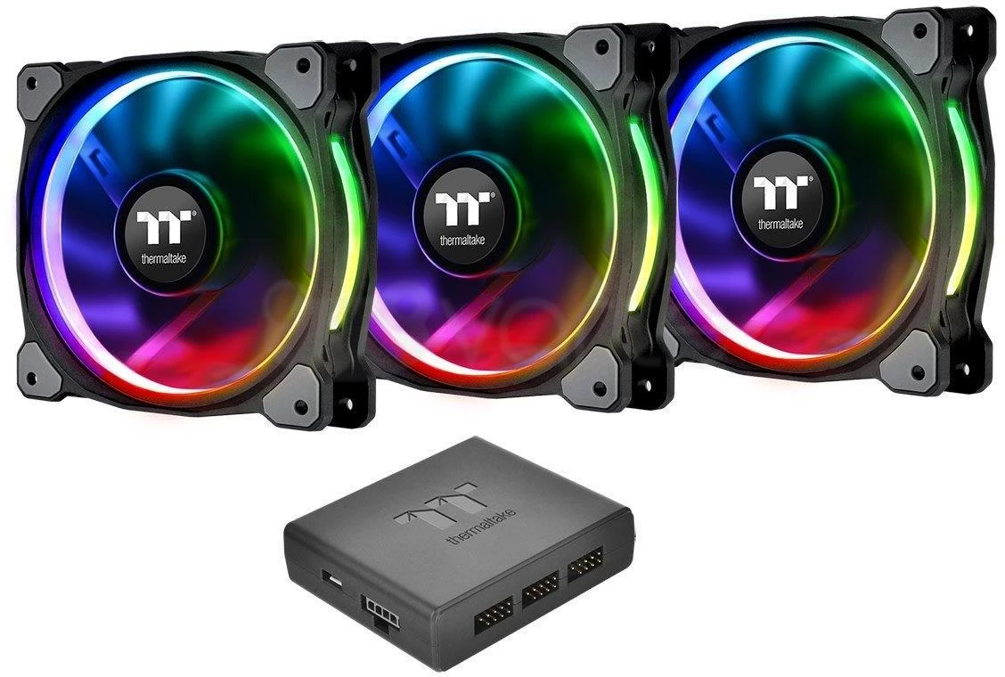 Ventiliatorius Thermaltake Riing 14 RGB TT Premium Edition 3 Pack (3x140mm, LNC, 1400 RPM)