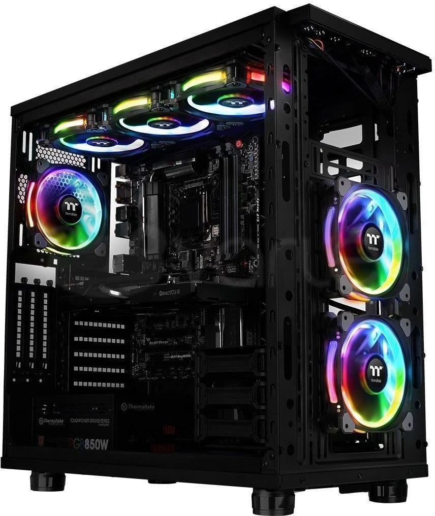 Ventiliatorius Thermaltake Riing 14 RGB TT Premium Edition 3 Pack (3x140mm, LNC, 1400 RPM)
