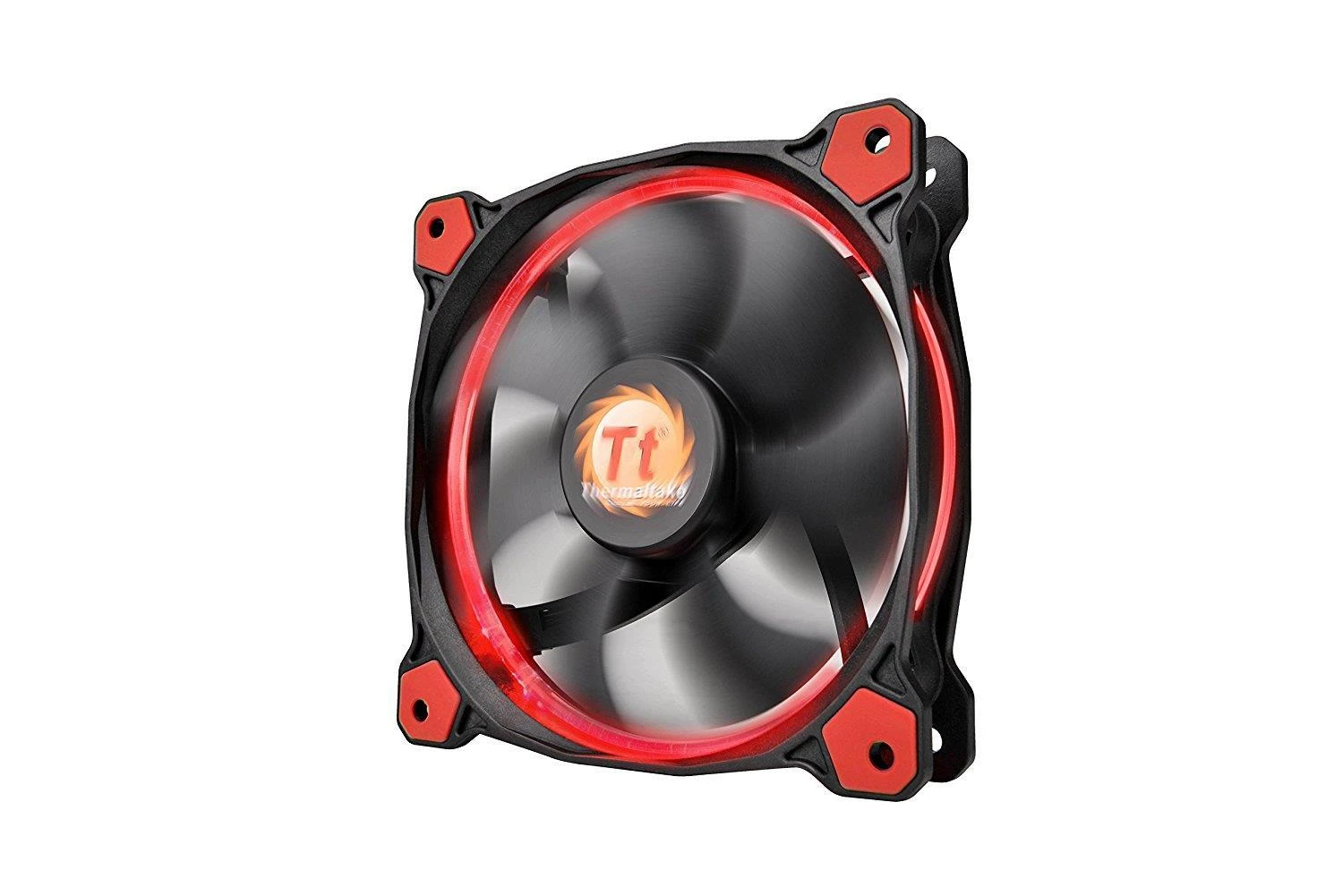 THERMALTAKE Riing 14 Raudonas LED ventiliatorius aukšto statinio slėgio