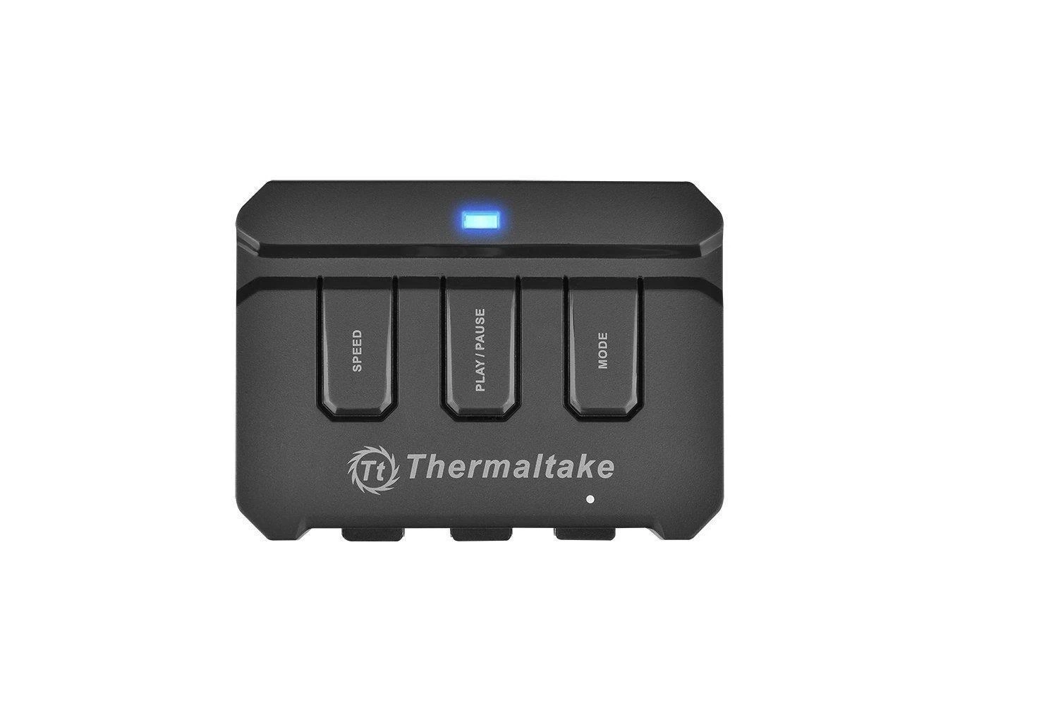 THERMALTAKE Riing 12 LED RGB 3er rinkinys didelio našumo važiuoklės ventiliatorius 3 dalys 120x120x25mm RGB LED Triukšmas 18,7 dBA su LNC