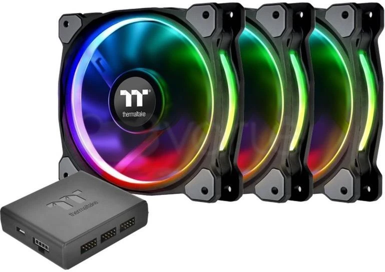 Riing 12 RGB ventiliatorių komplektas su valdikliu
