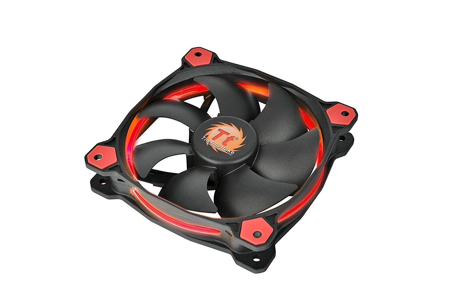 THERMALTAKE Riing 14 Raudonas LED ventiliatorius aukšto statinio slėgio