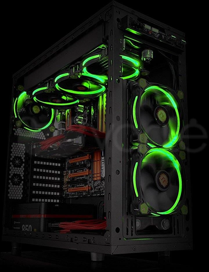 Thermaltake Riing 14 LED ventiliatorius žalias (CL-F039-PL14GR-A)