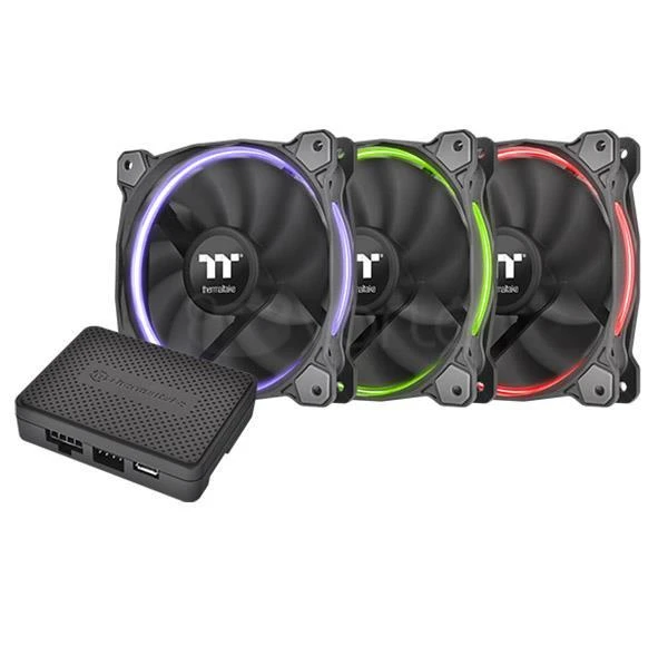 Ventiliatorius Thermaltake Riing 12 RGB TT Premium Edition 3 Pack (3x120mm, LNC, 1400 RPM)