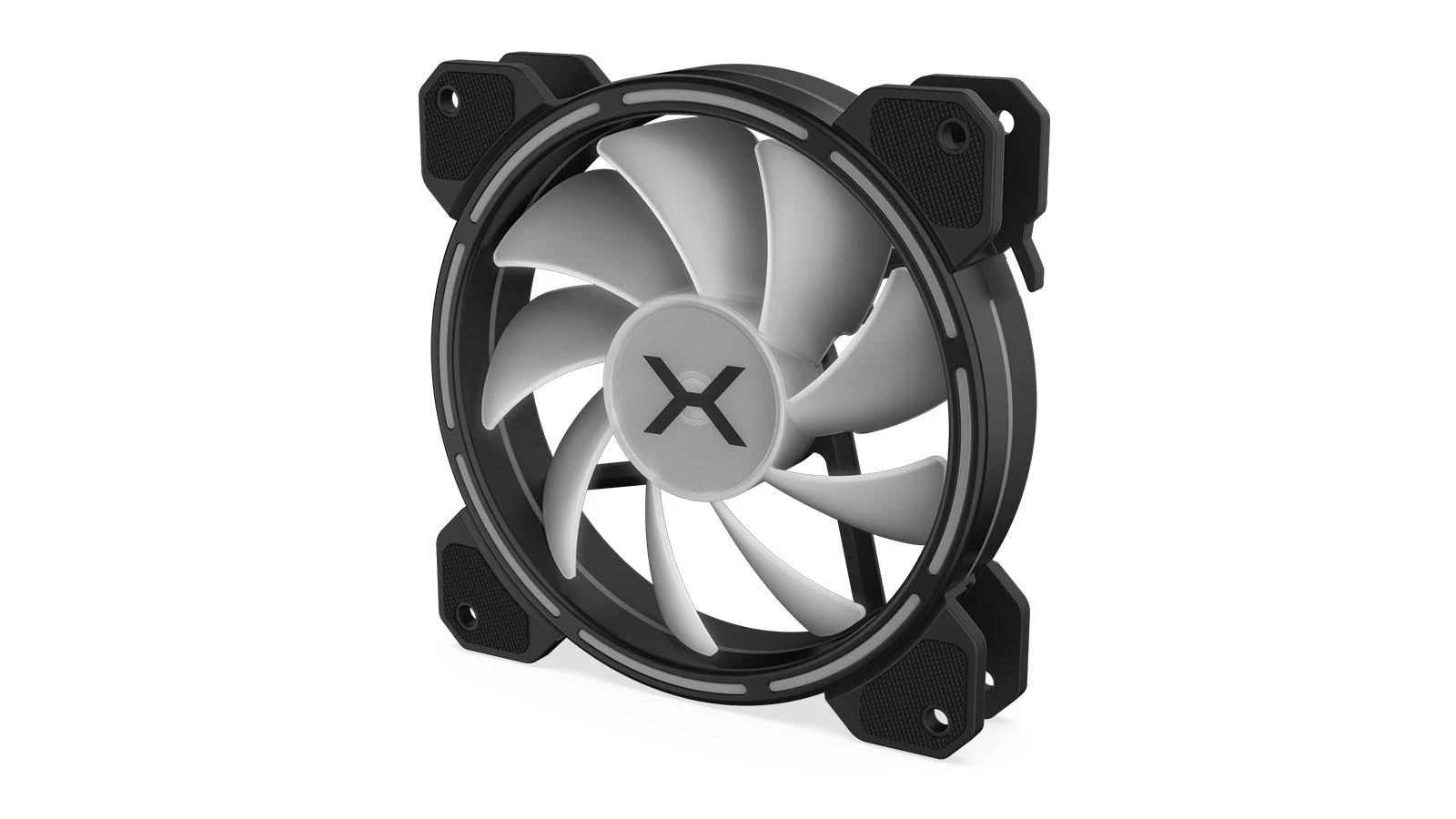 Krux Lunar 120 ARGB ventiliatorius su permatomomis mentėmis