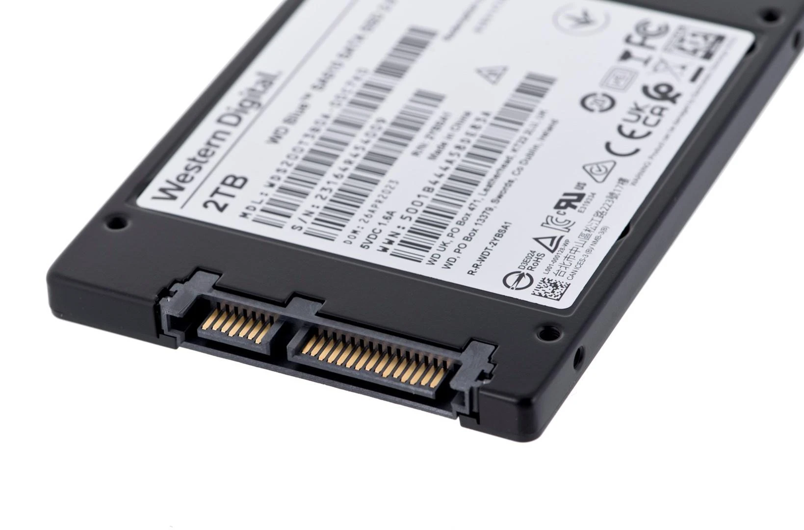 WD Mėlyna SA510 SSD 2TB SATA III 6Gb/s korpusas 2.5" 7mm vidinė po vieną pakuotę, maitinamas „SANDISK“