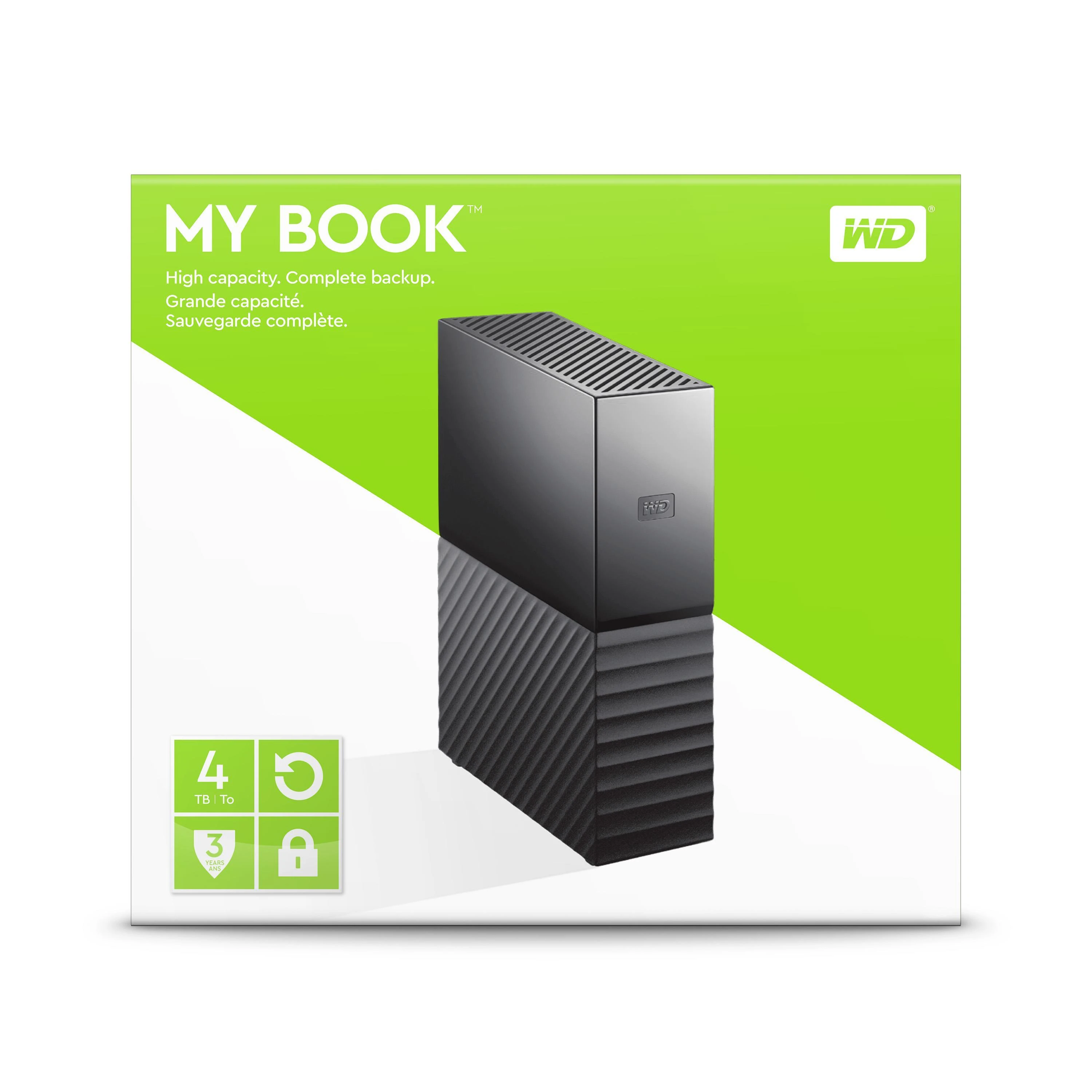 Kietasis diskas Western Digital My Book 4TB juodas