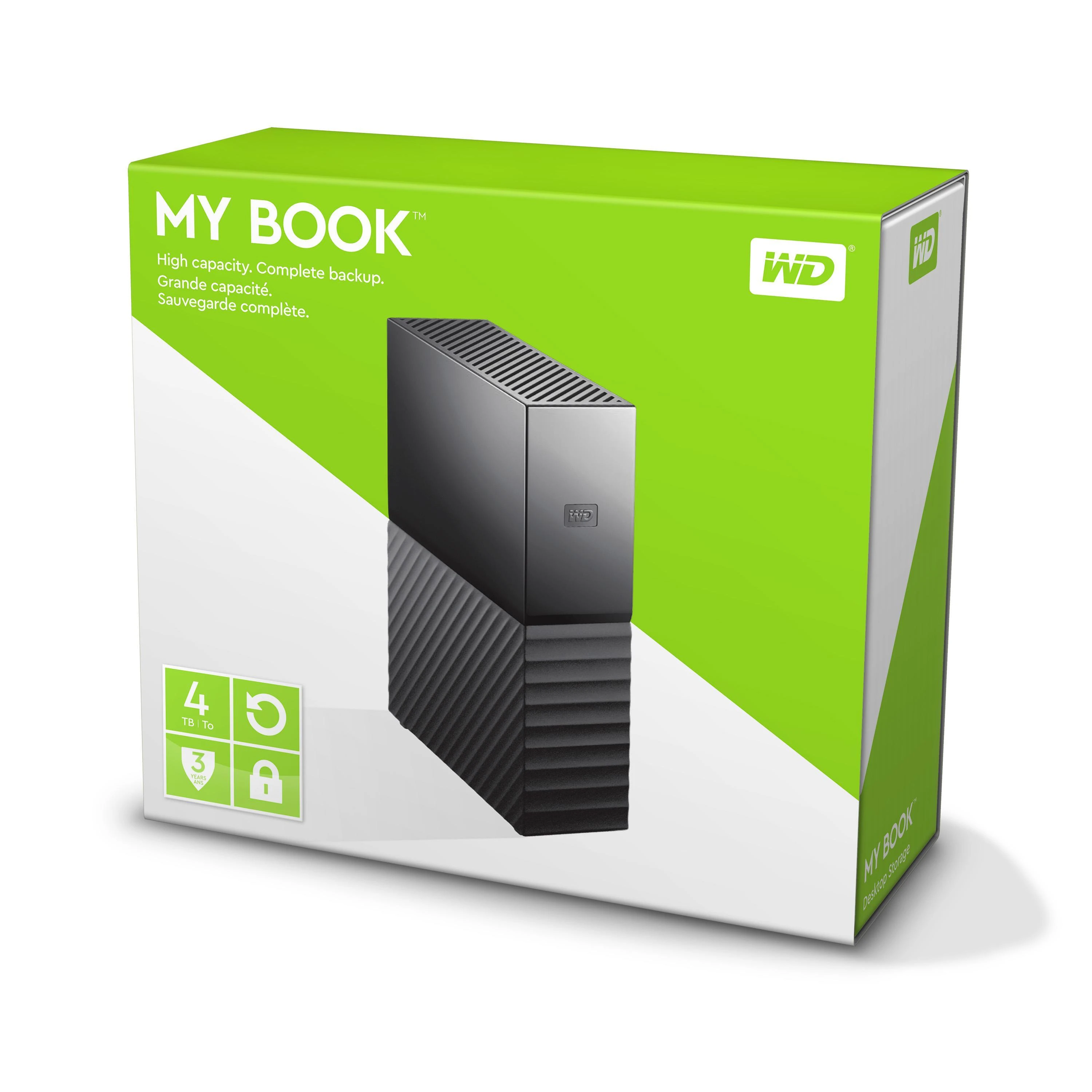 Kietasis diskas Western Digital My Book 4TB juodas