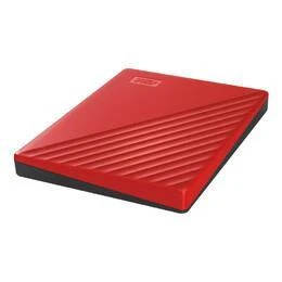 Išorinis kietasis diskas HDD Western Digital My Passport (4TB, USB 3.2) Raudona