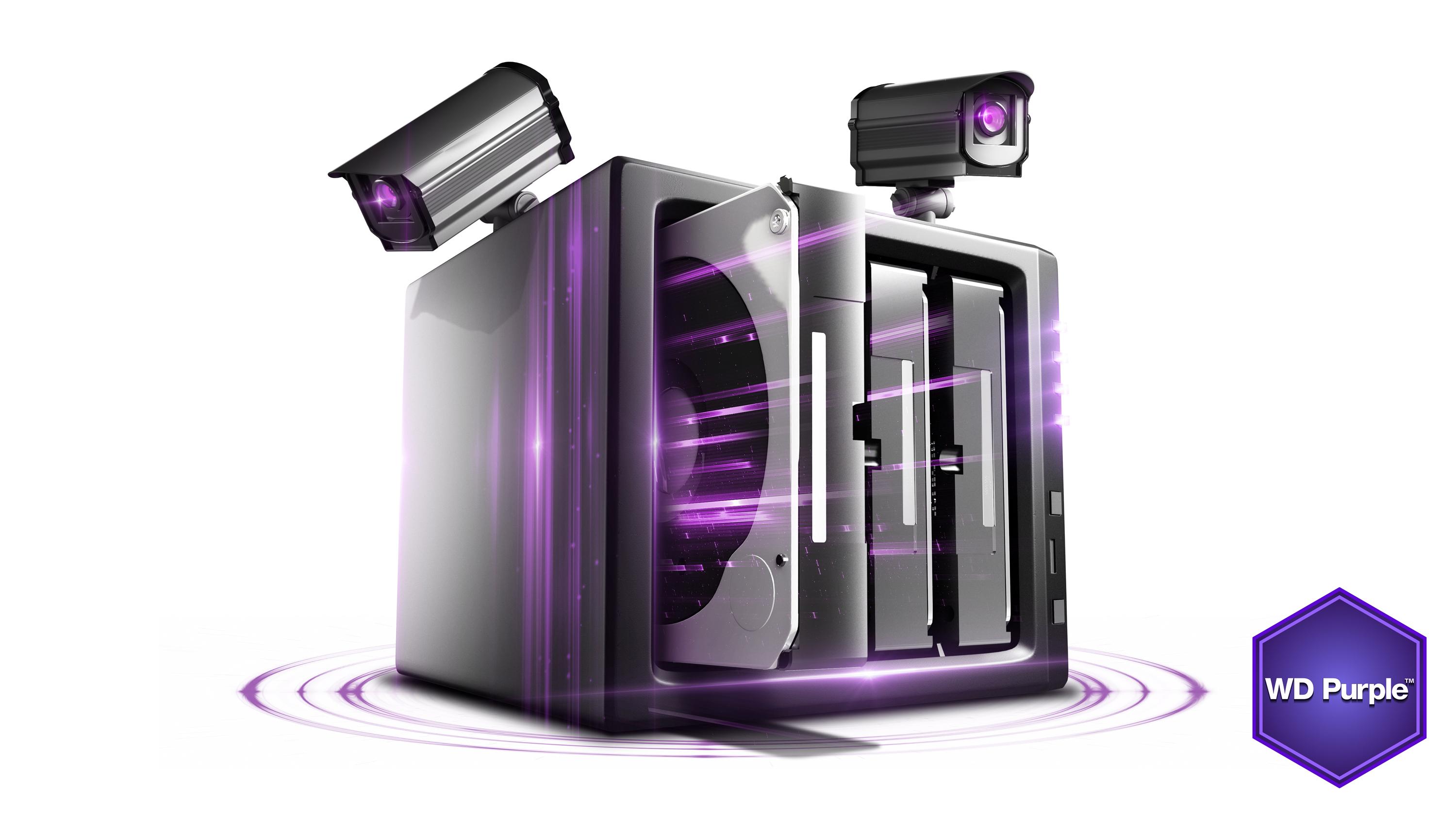 Western Digital Dysk WD Violetinė 1TB 3.5'' SATA III (WD10PURX)