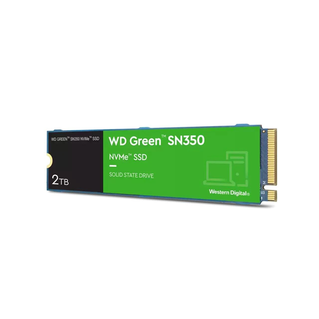 Western Digital WD Žalias SN350 NVMe SSD 2TB M.2 2280 PCIe Gen3 8Gb/s