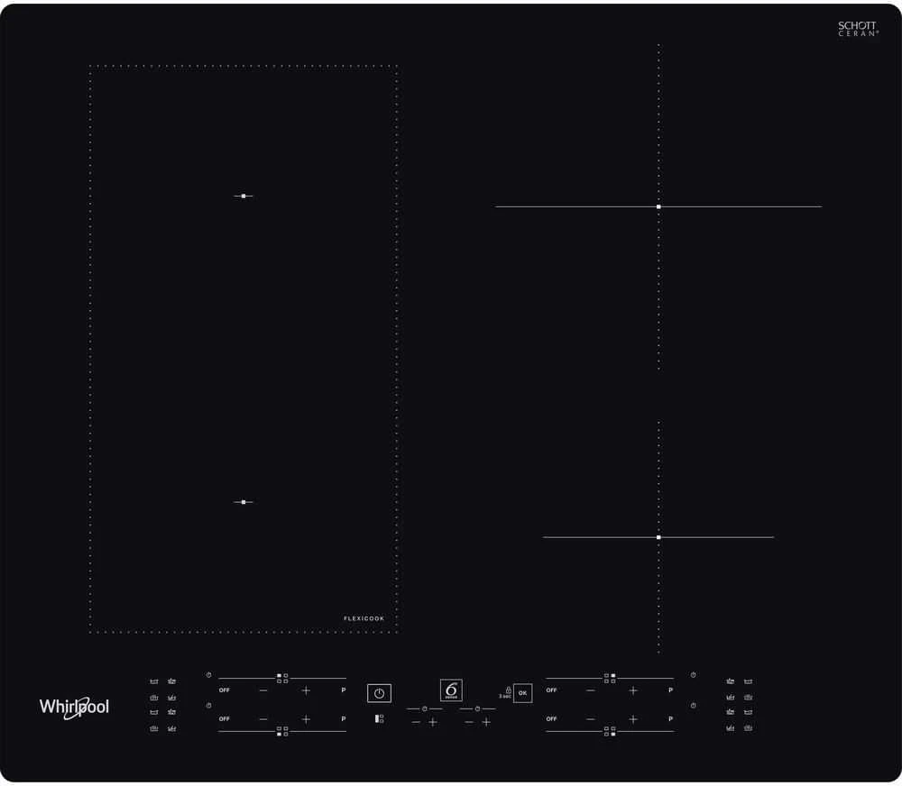 Kaitlentė Whirlpool WL B3360 NE Juodas Built-in 59 cm Zone induction hob 4 zone(s)