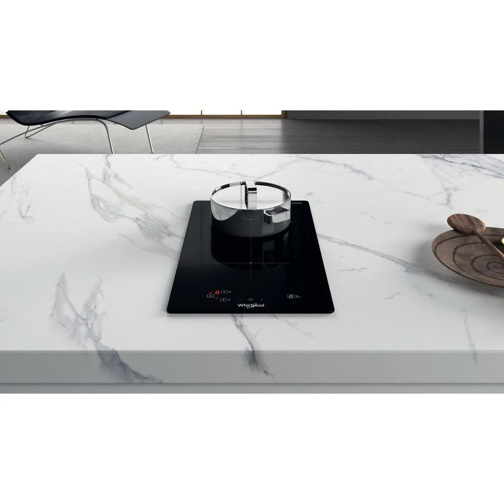 Kaitlentė Whirlpool WS Q0530 NE viryklė Juoda Įmontuoti 28 cm Indukcinė viryklė, padalyta į sritis 2 zone(s)
