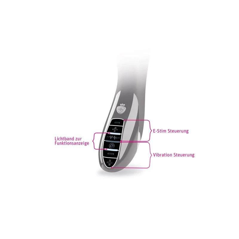 Mystim - Electric Eric eStim Vibrator Juodas