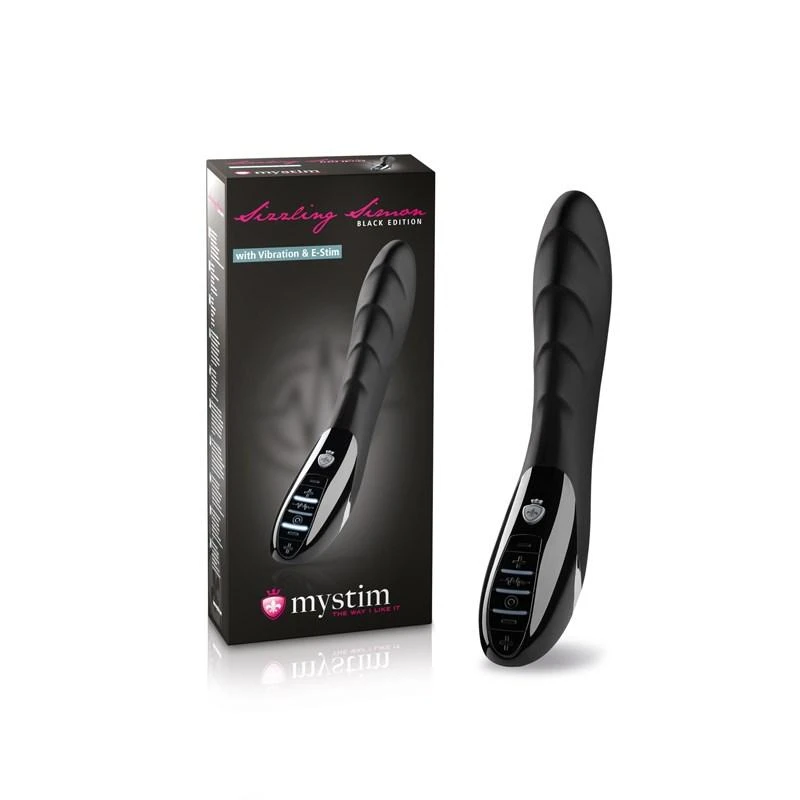 Mystim - Sizzling Simon eStim Vibrator Juodas